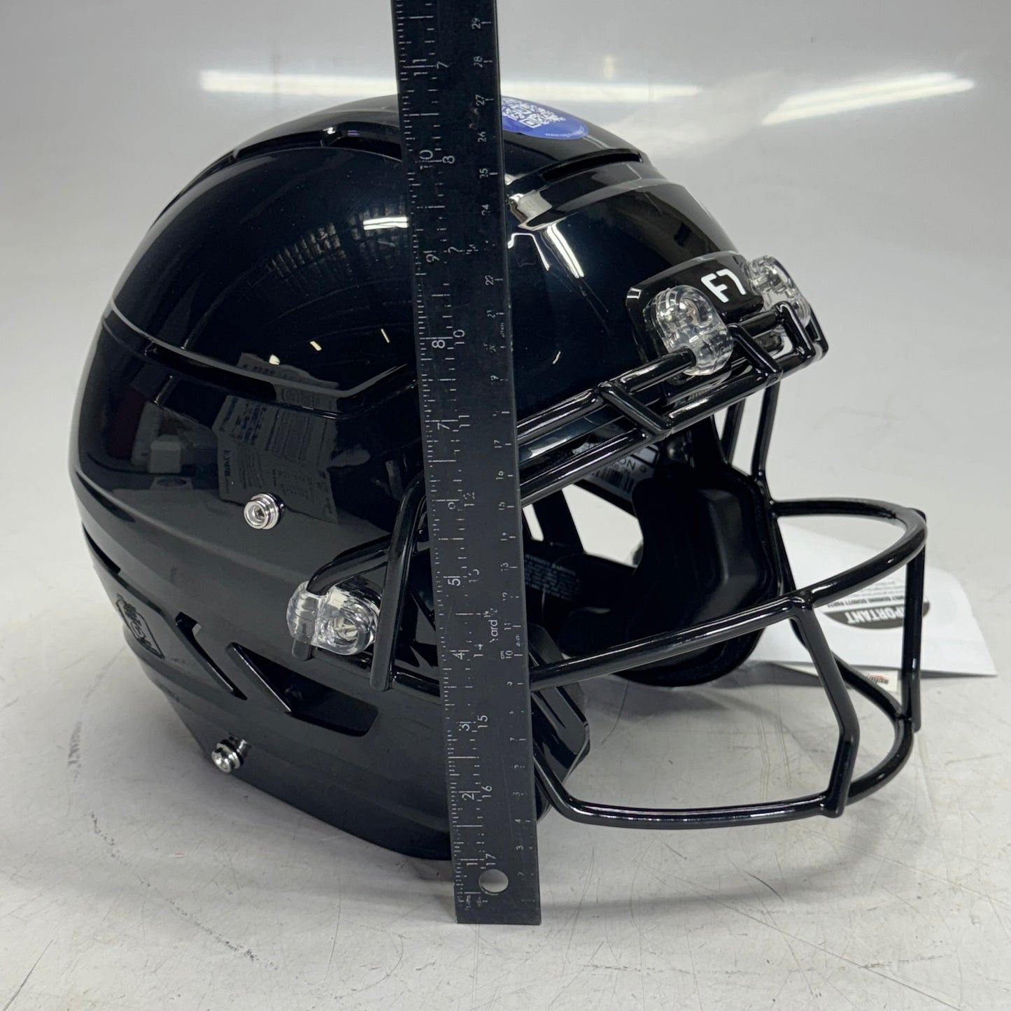 SCHUTT Helmet Fb F7 Air Youth XL Bk W/ Bk Sz XL 207500