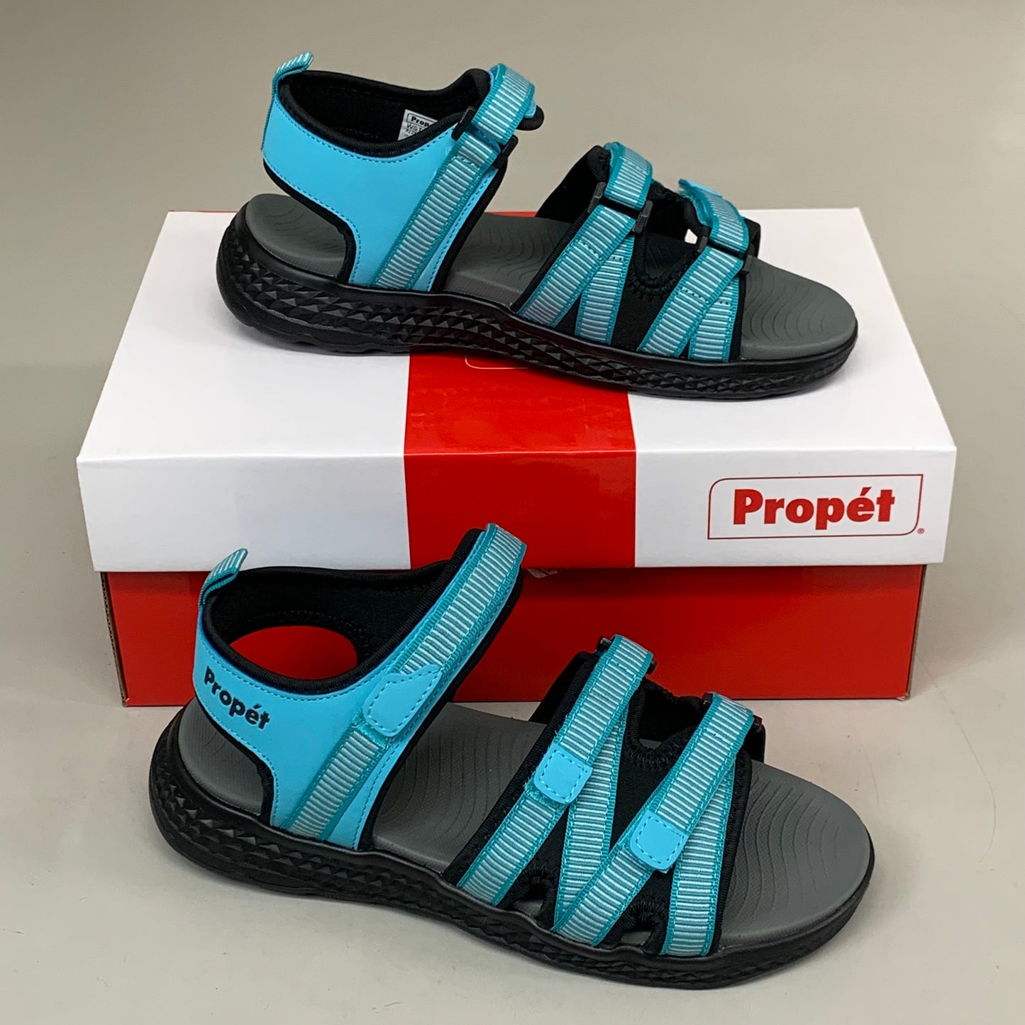PROPET Travelactiv Adventure Sandals X(2E) Women's SZ 6.5 Teal WST043PTL-X-06H