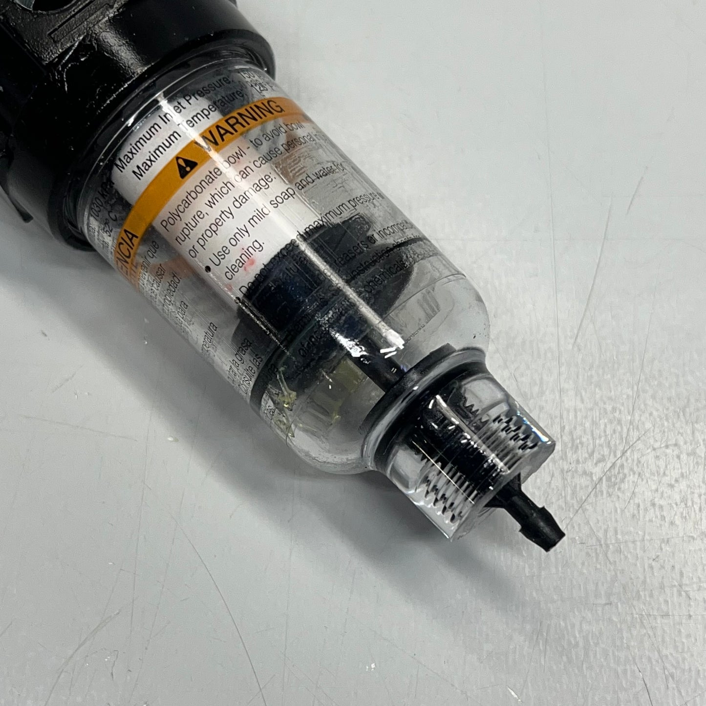 BALCRANK Filter & Regulator Mini Poly Bowl For Pump Air Control 1/4”NPT 3260-060