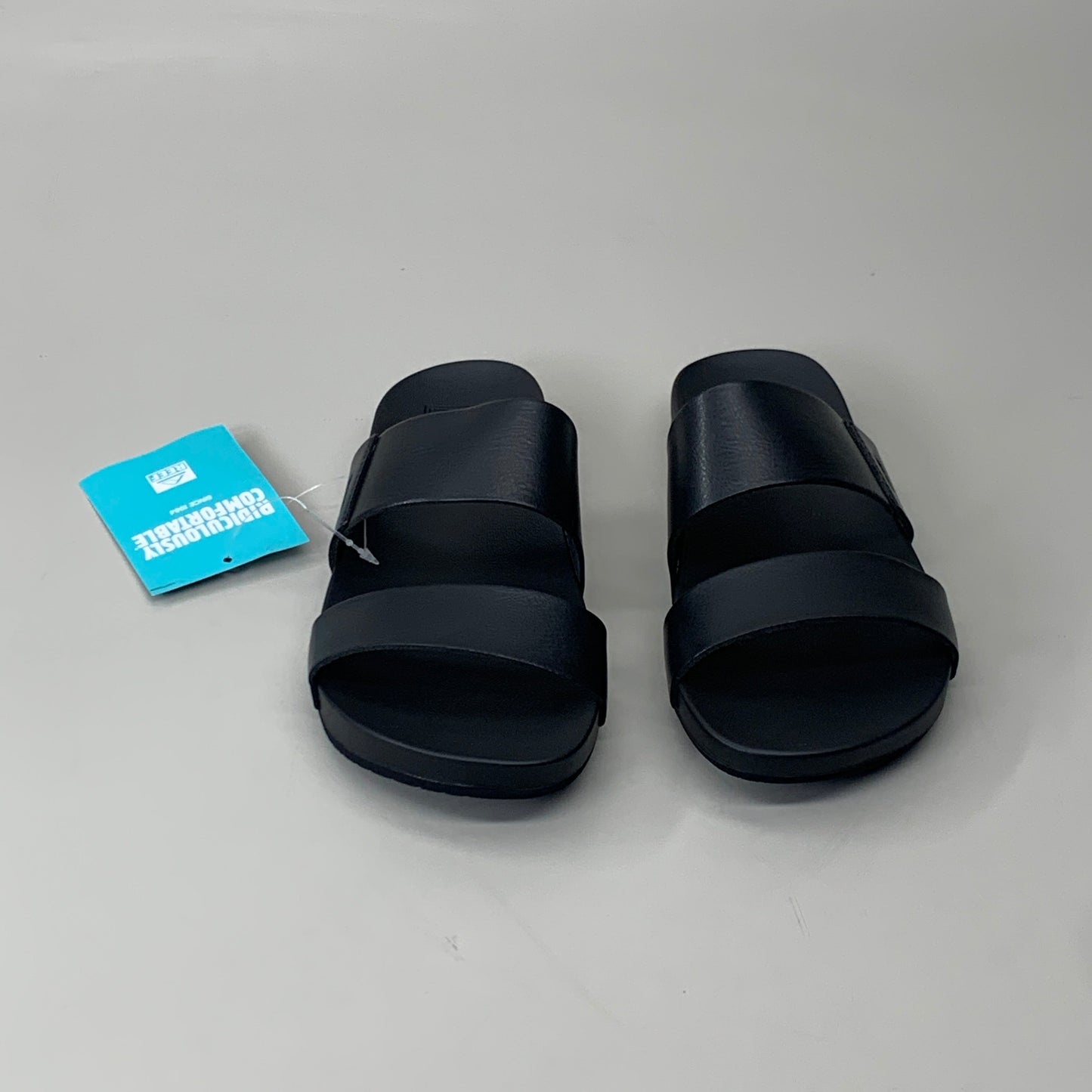 REEF Cushion Vista Sandal Shoe Women's Sz 9 Black RF0A3OKSBLA