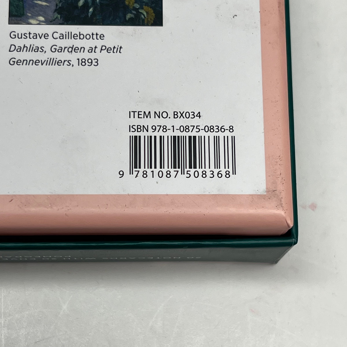 POMEGRANATE (20 PACK) Gardens Of The Impressionists Notecards W/ Envelopes 4x6"