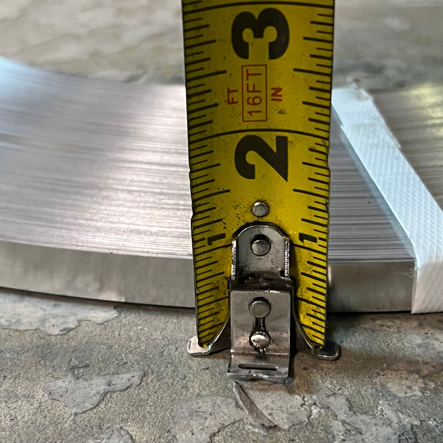 Galvanized Steel Strapping Roll Sz 0.5"W Grey