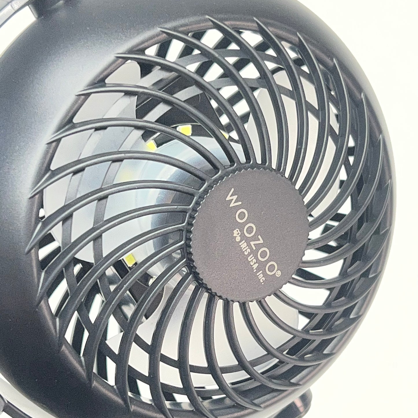WOOZOO Cordless Portable Clip on Fan W/ Tilt & Speeds 3.5" Black PCF-RT9N