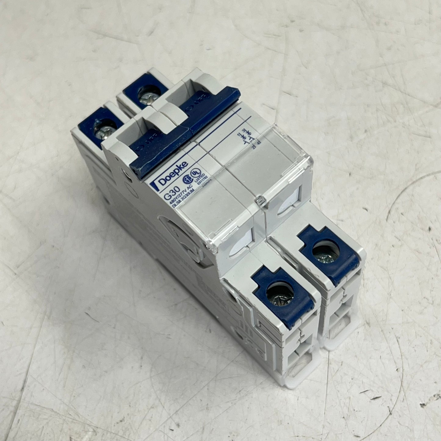 ALTECH CORP 2-pole Circuit Breaker G-curve 30 Amp 10kA Capacity White 2G30UM