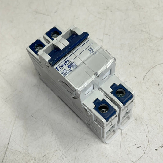 ALTECH CORP 2-pole Circuit Breaker G-curve 30 Amp 10kA Capacity White 2G30UM