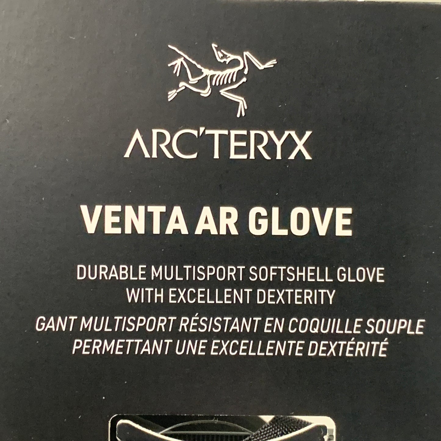 ARC’TERYX Fleece Venta AR Glove All Round Fitted Unisex Sz S Black X000006750