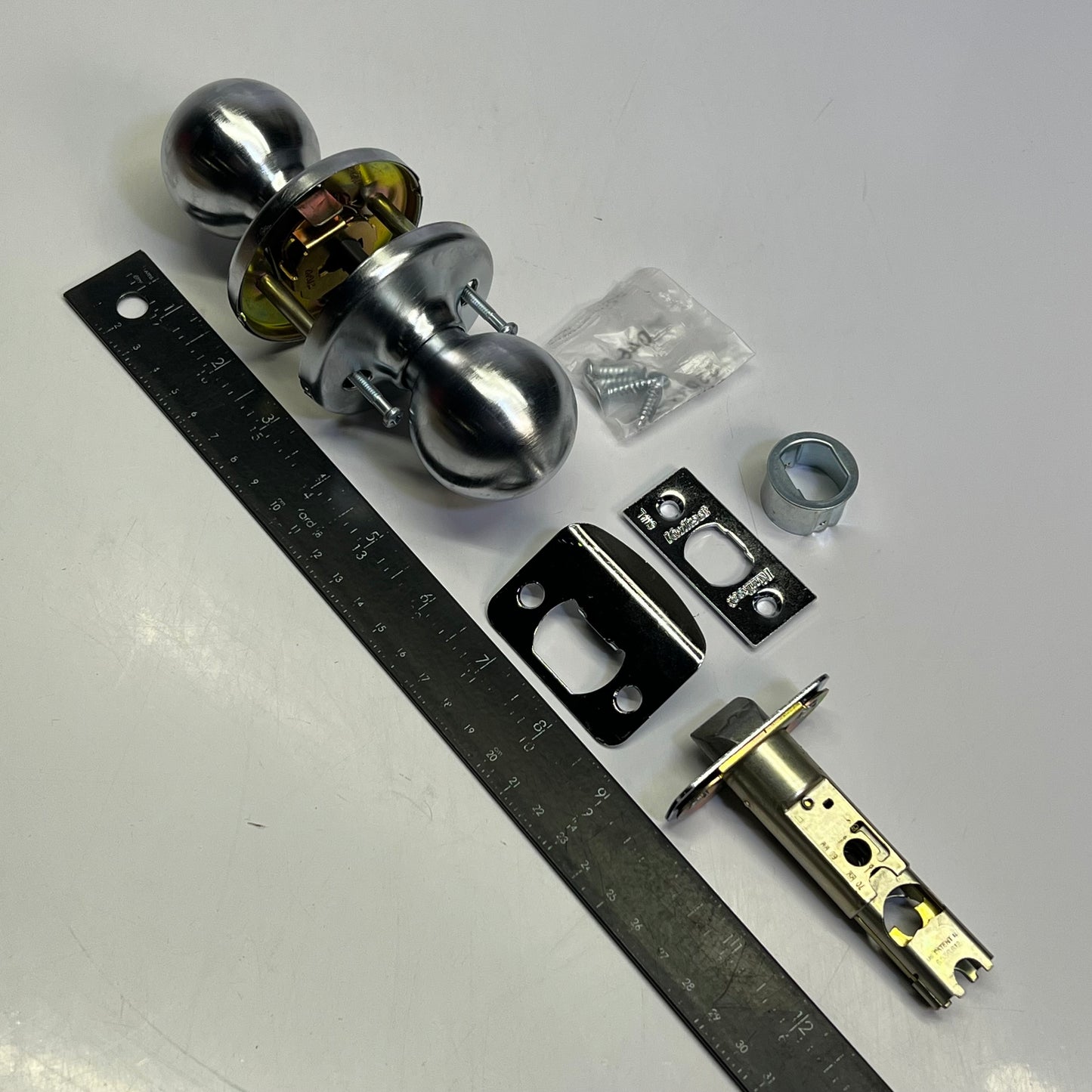 ZA@ KWIKSET (2 PACK) Polo Passage Satin Chrome 92001-634