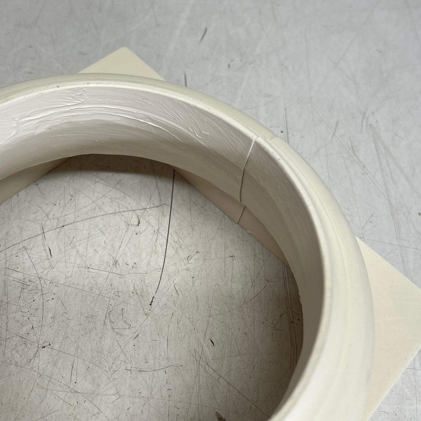 ZA@ Tuscan Cap Base Tapered Fiberglass Colums 6" Column White R-TUSCN-S-6BASE