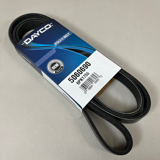 DAYCO Serpentine Belt K-Section 1754.89" Effective Length EPDM Material 5060690