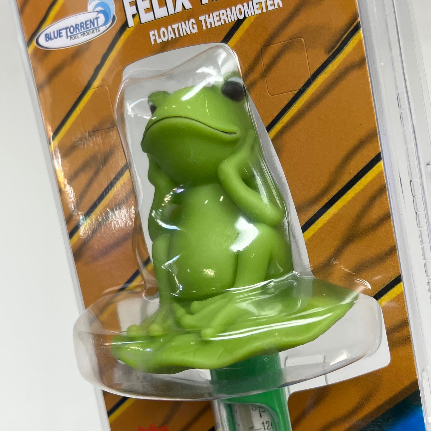 ZA@ BLUE TORRENT  Felix the Frog Floating Thermometer for Pool & Spa Green BS20494