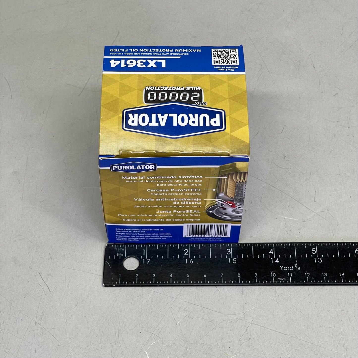 PUROLATOR (6 PACK) Maximum Protection Oil Filter 20000 Miles LX3614