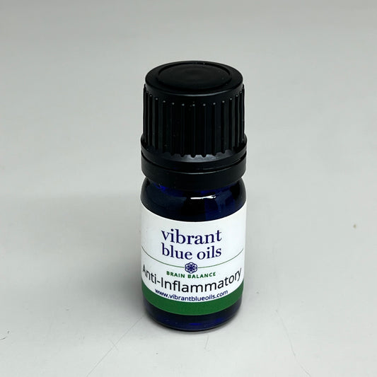 VIBRANT BLUE OILS Brain Balance Anti-Inflammatory Organic Essential Oils 5mL