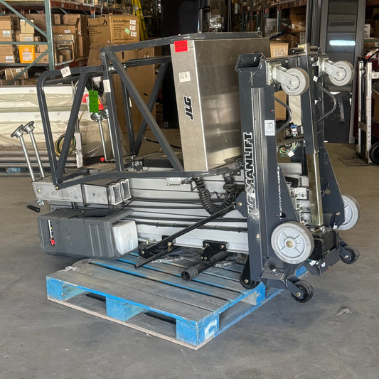 JLG Powered Portable Lift Max 352 Lbs  72"H x 50"W Grey NMB-001