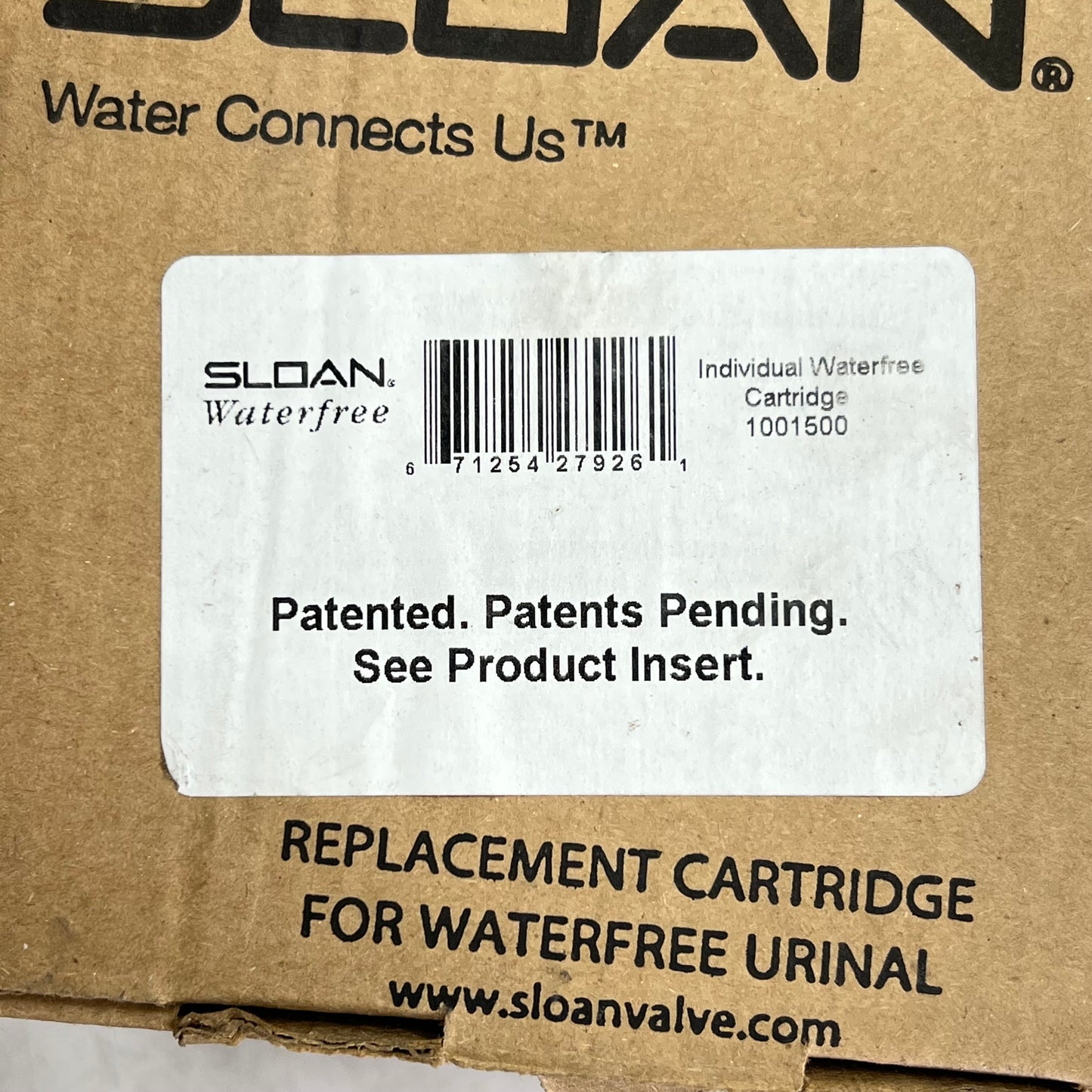 SLOAN Water-free & Hybrid Urinal Cartridge Keep Pipes & Housing Clean 1001500