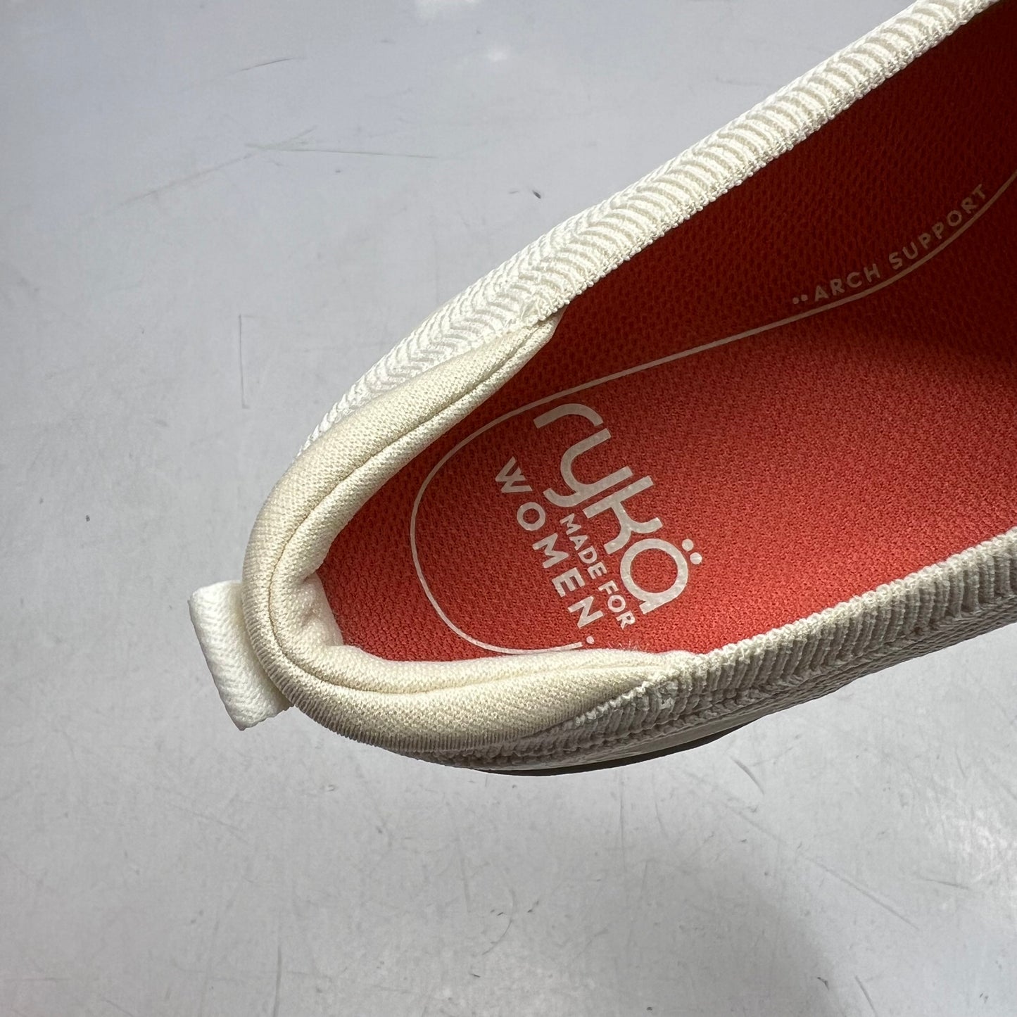 RYKA Washable Stretch Knit Slip-ons - Limitless Women's Sz 11W Birch Beige W302