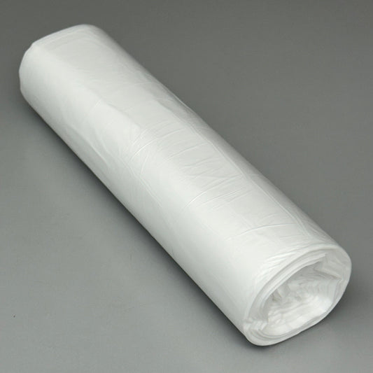 ZA@ RIGHT CHOICE 500 Can Liners Plastic Bags 33 in x 44 in 8 Mic 78000381 Natural B