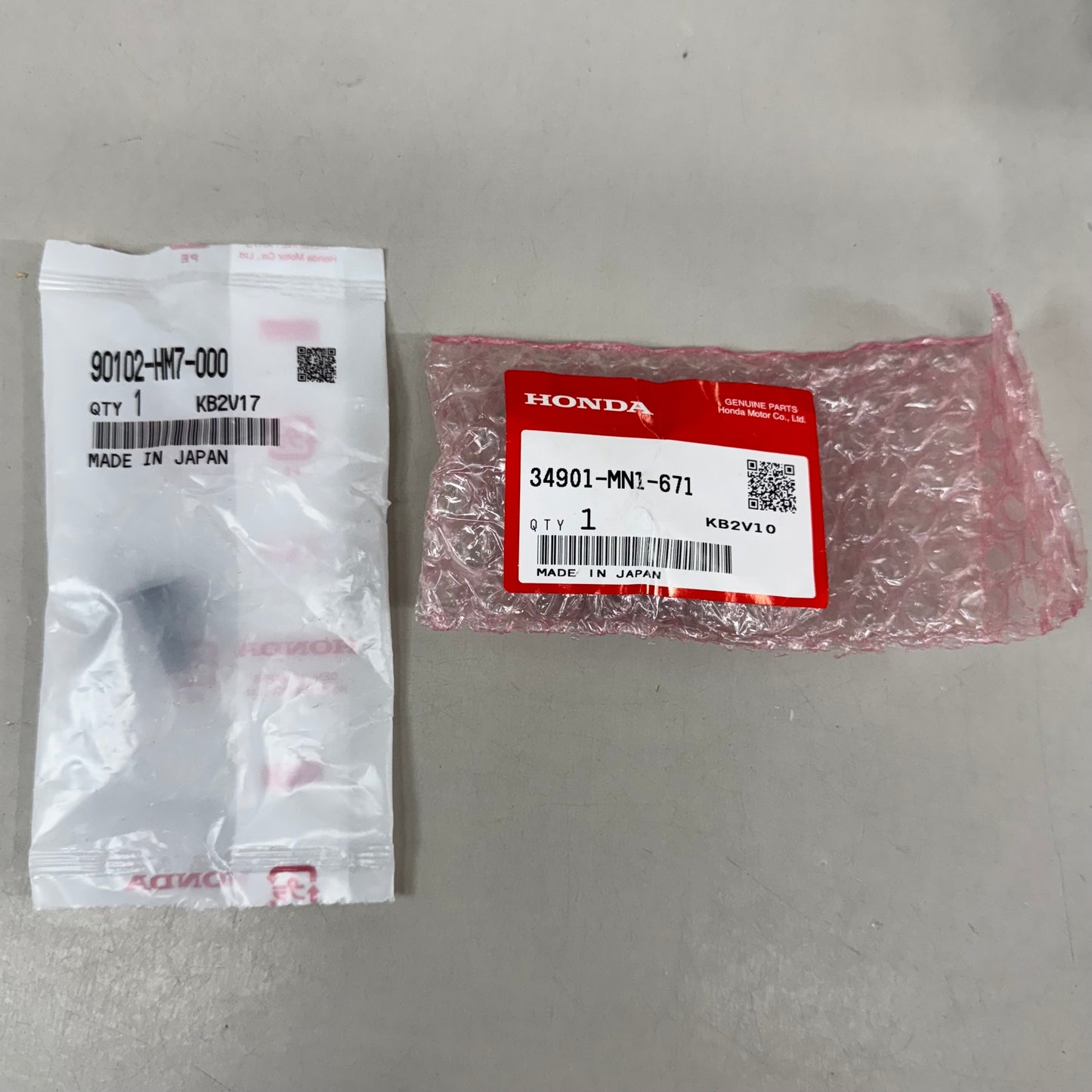 HONDA (15 PACK) Assorted Motorcycle Parts Genuine OEM