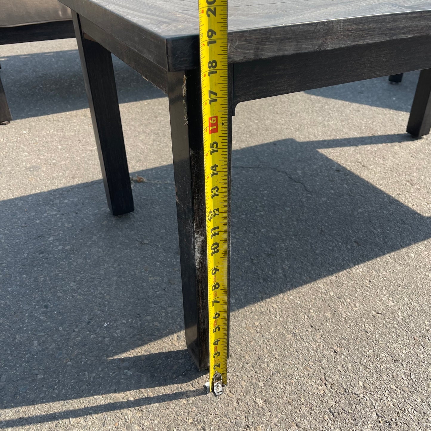Z@ UNBRANDED 4-Piece Outdoor Aluminum Seating (New, Some Dirt)