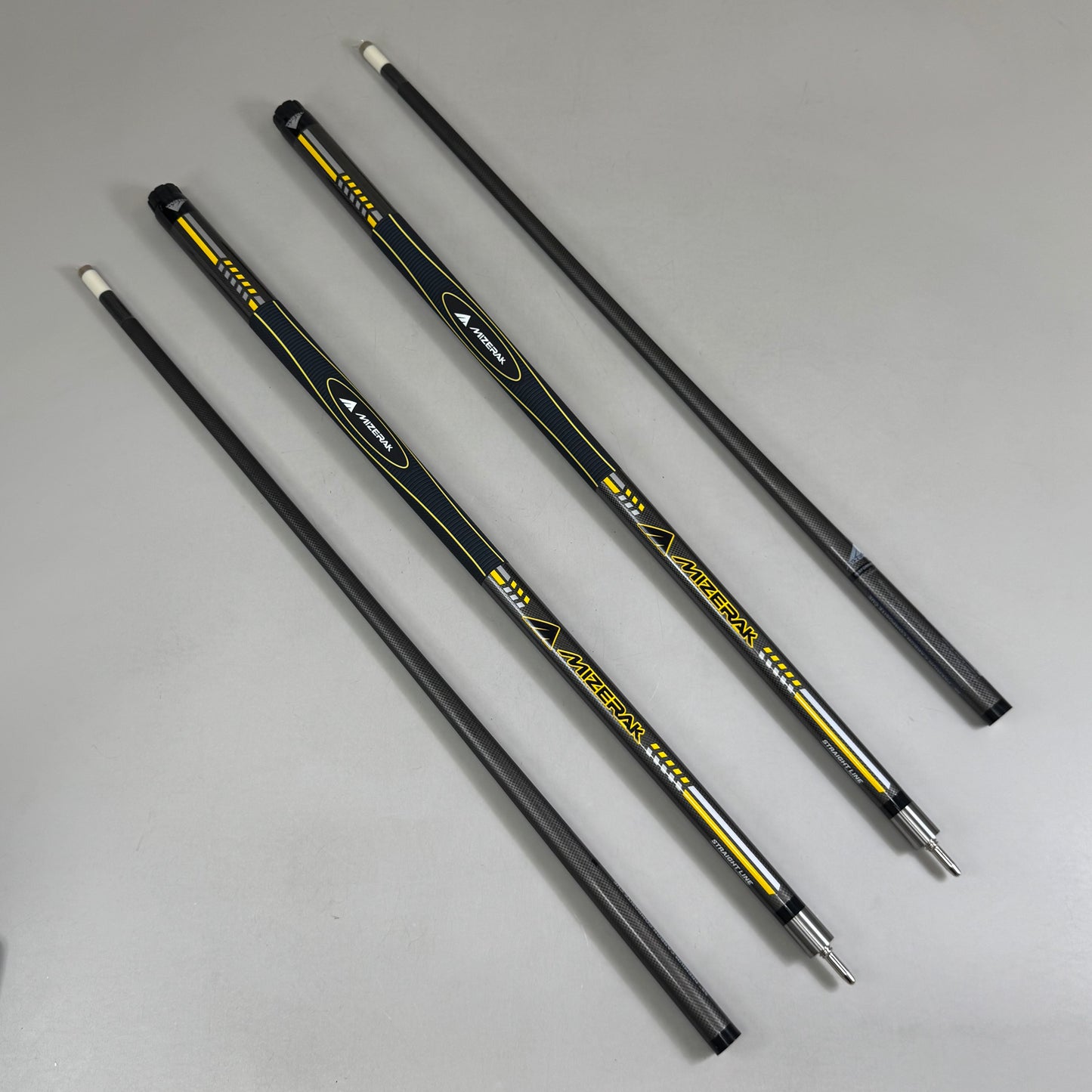 MIZERAK Premium Carbon Composite 3D Grip Cue 58" (Distressed Packaging) P1883B