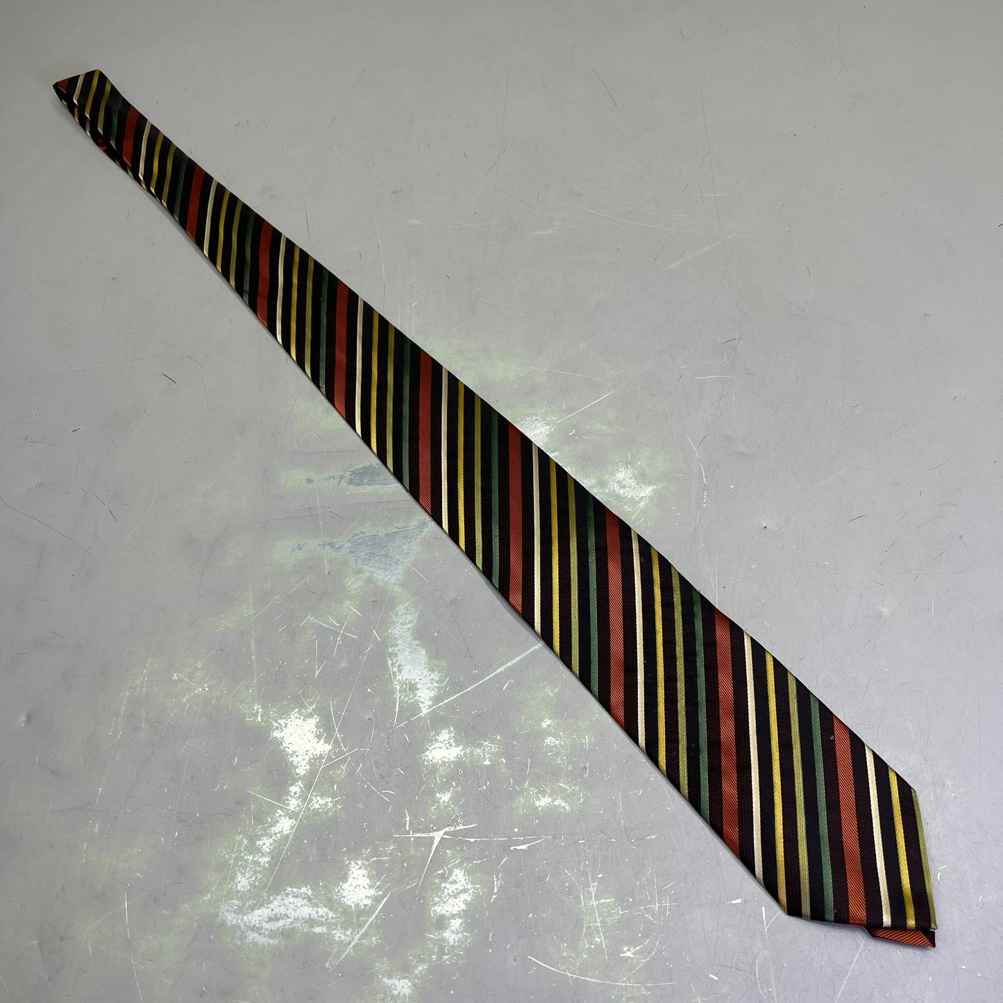 ALEXANDER JULIAN COLOURS 100% Polyester Stripe Design 60" Brown/Multicolor