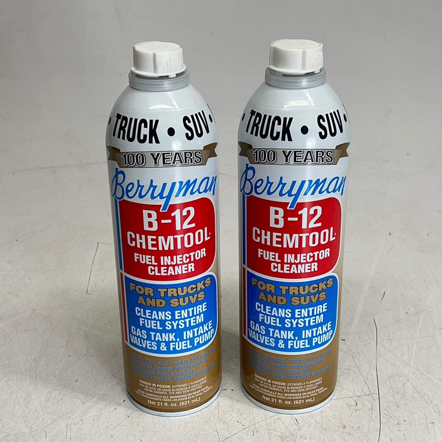ZA@ BARRYMAN (2 PACK) B-12 Chemtool Fuel Injector Cleaner For Trucks & Suv 21 Fl Oz 0121