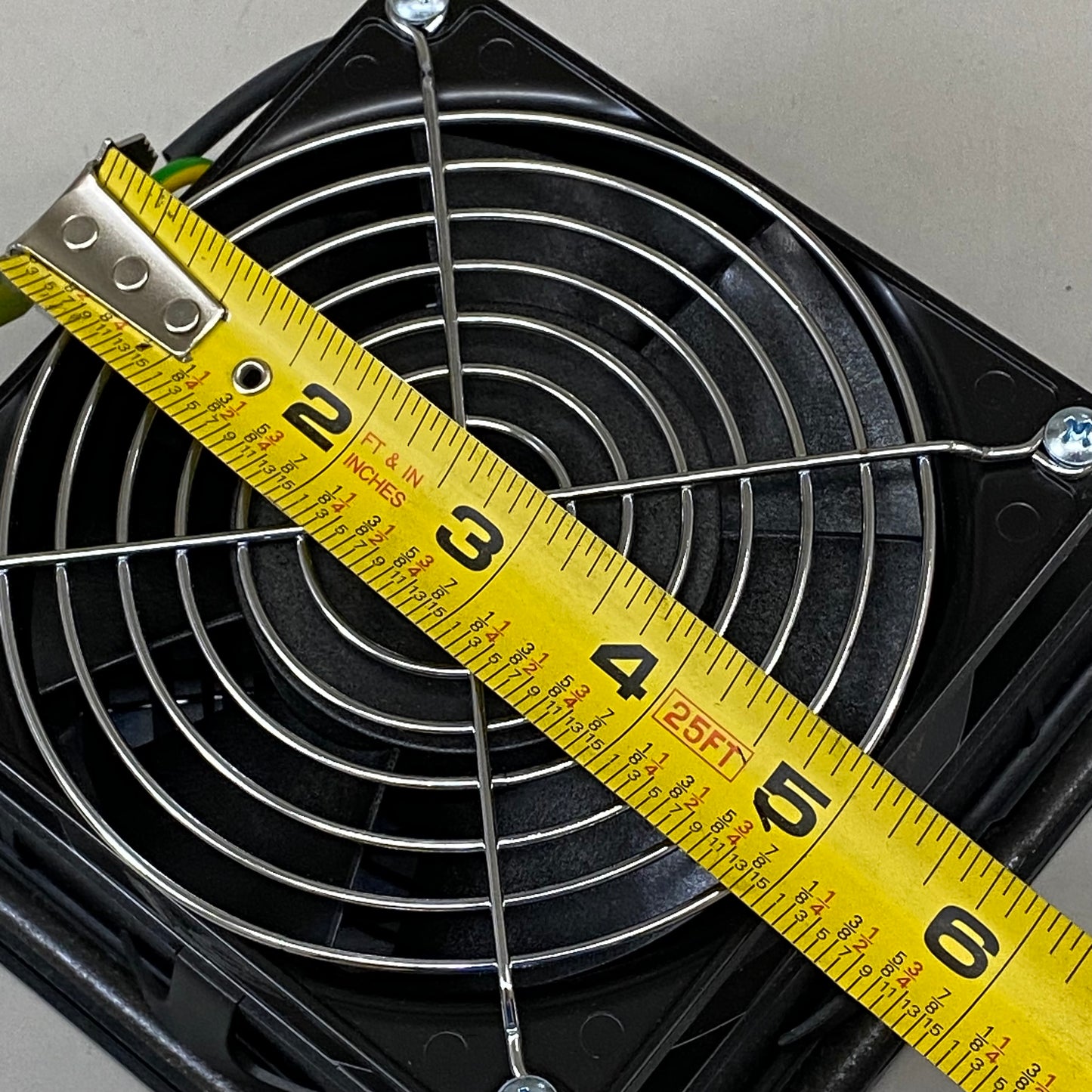 HOFFMAN 3R Side-Mount Filter Fan 5.9"x5.9"x2.9" Black HN0516513