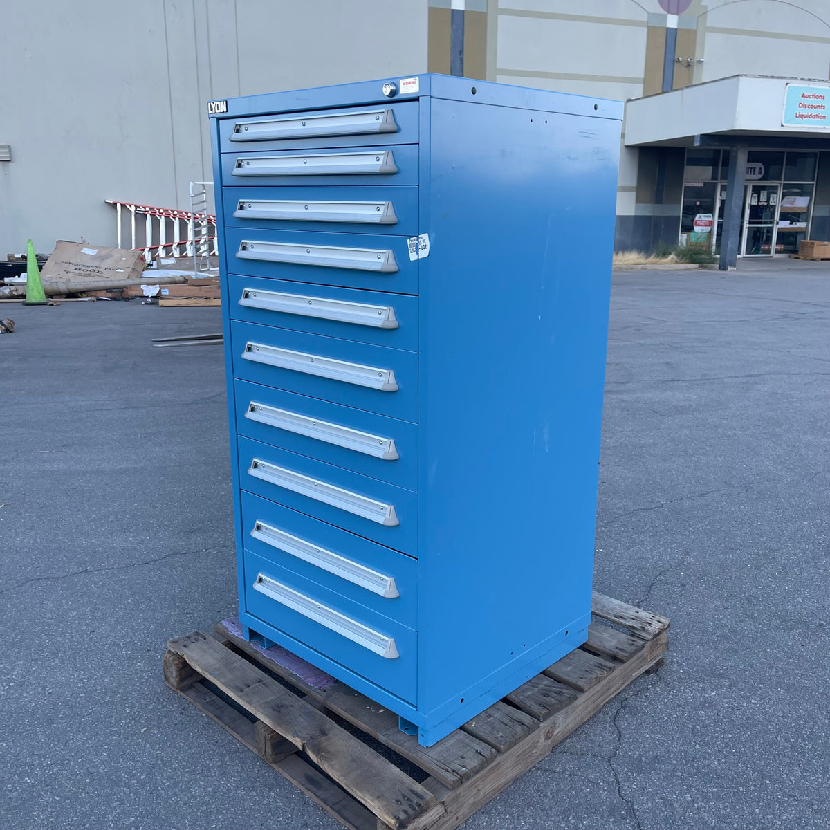 LYON Modular Drawer Cabinet 59"x30"x28" Blue