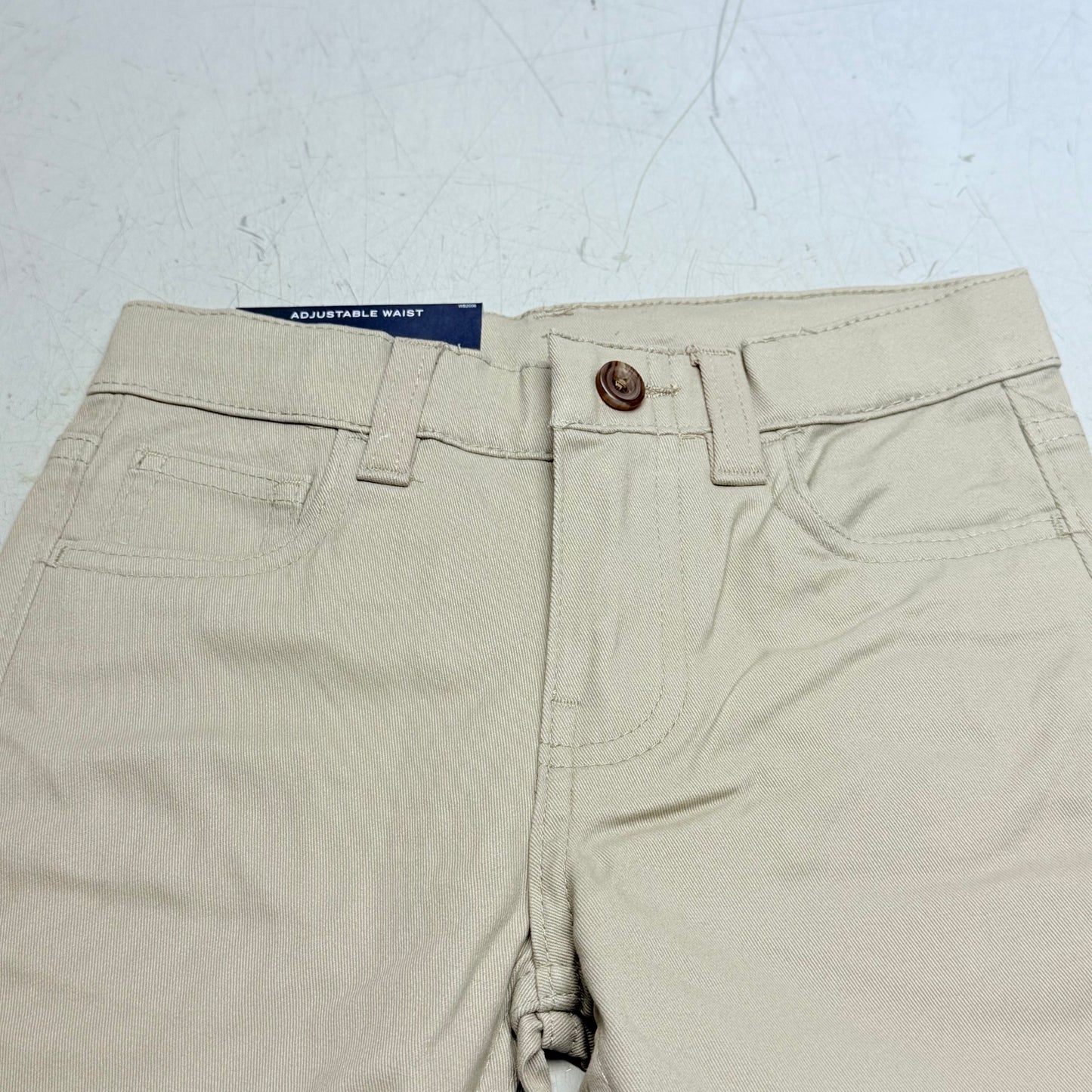 NAUTICA JEANS Boys' School Uniform Pants Sz 5 Regular Khaki - NUFDC01E (New)