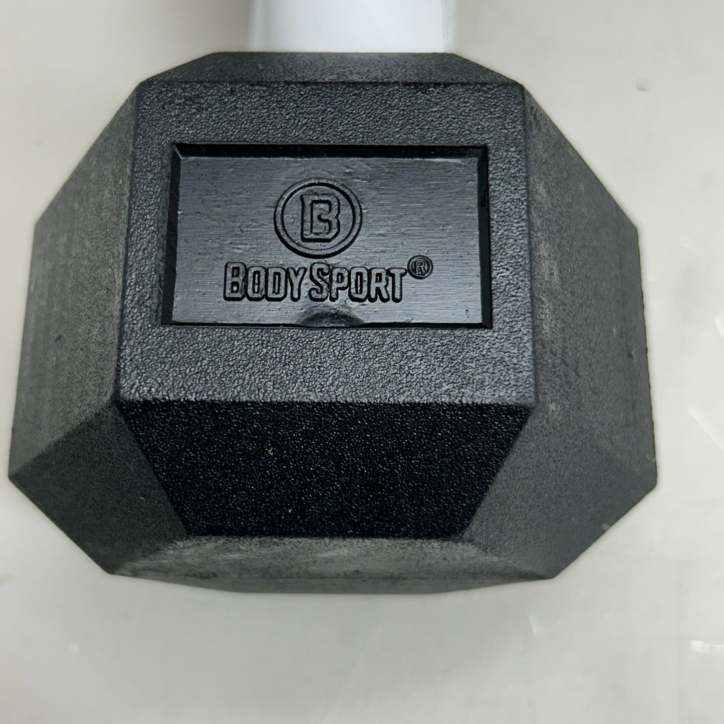 BODY SPORT (2 Pack) Rubber Encased Hex Dumbells 12.5lbs Black BDSRSDB125