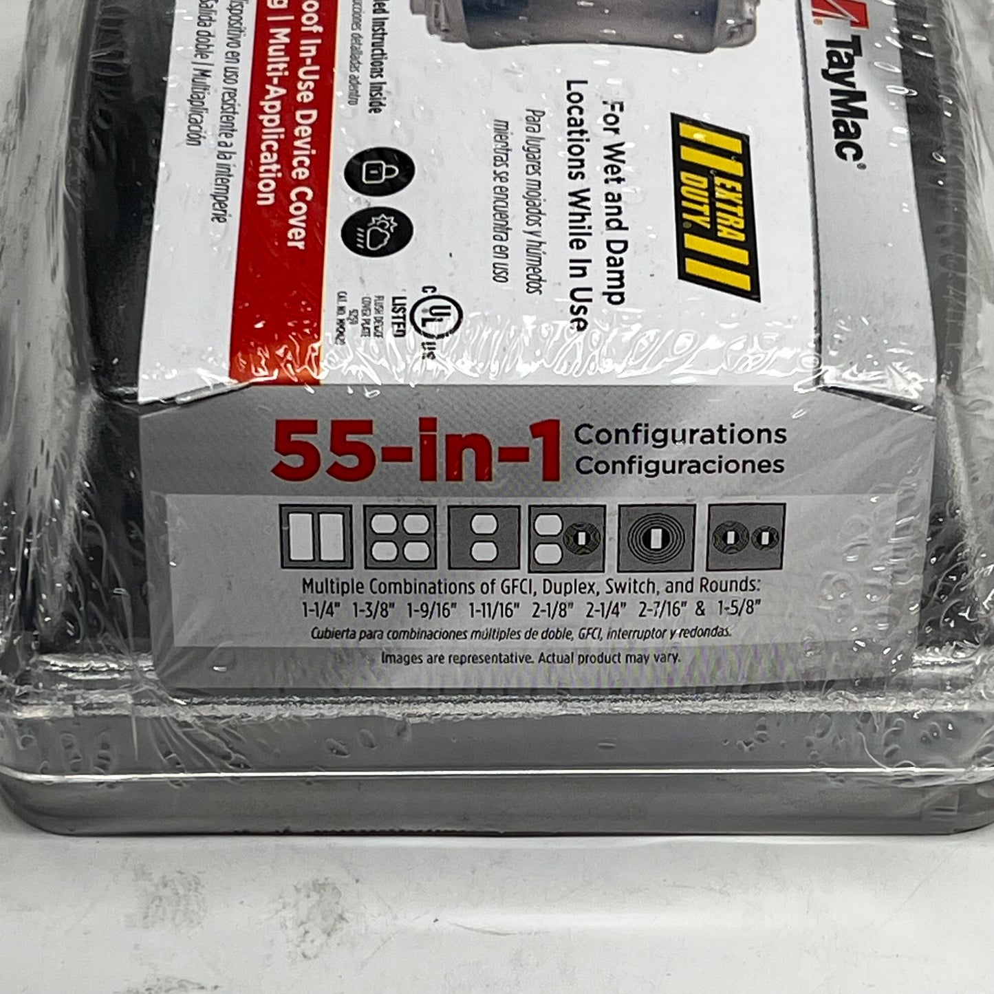 TAYMAC (2 PACK) 2-gang Weatherproof In-use Cover Extra Duty 2-3/4" Deep MM2420C