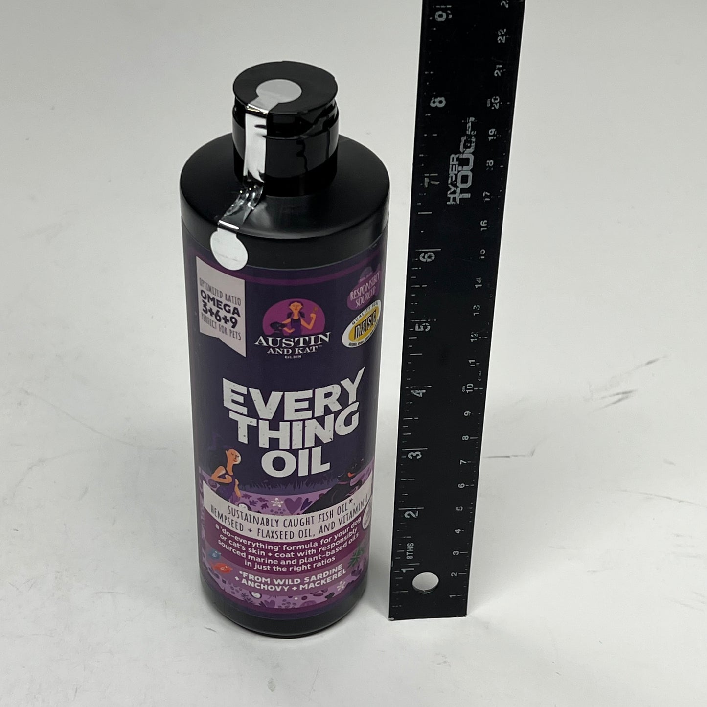 AUSTIN & KAT Austin Everything Oil Omega Fish Oil Liquid Skin & Coat BB 11/27