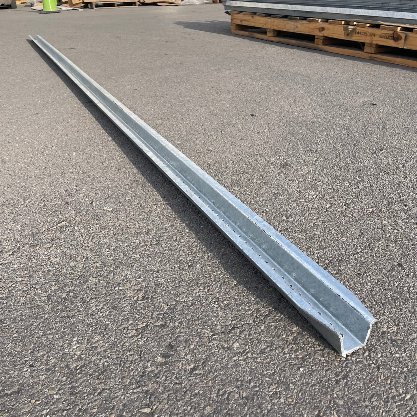 Z@ UNBRANDED U Channel Sign Posts 14 ft Galvanized Steel