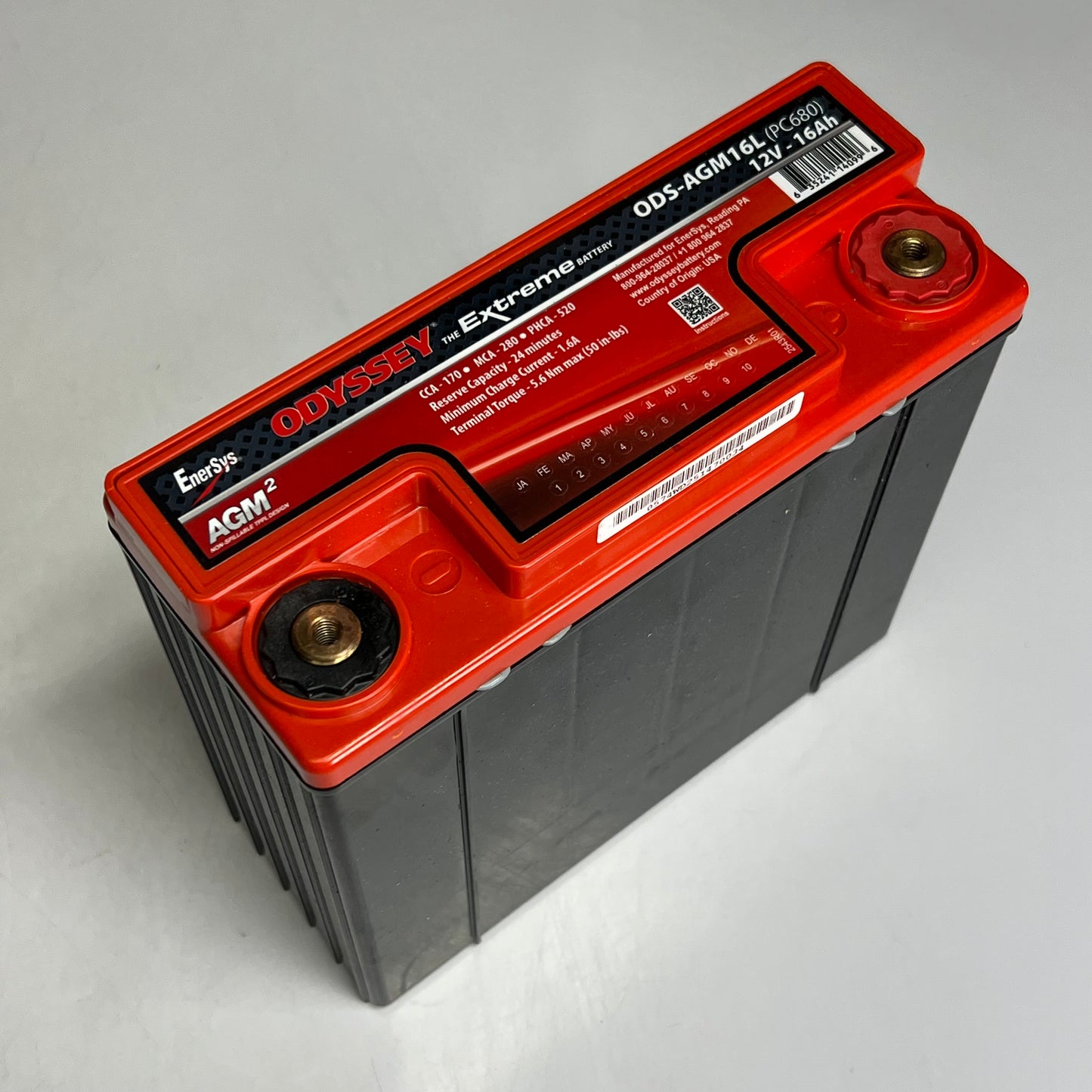 ODYSSEY BATTERY Extreme Powersport Battery Non Spillable Agm16l ODY-PC680