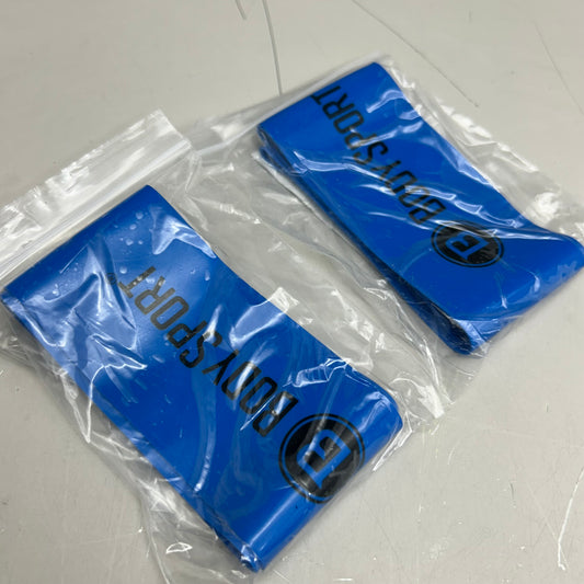 BODY SPORTS (2 Pack) Loop Exercise Band Light Resistance 2"x24" Blue