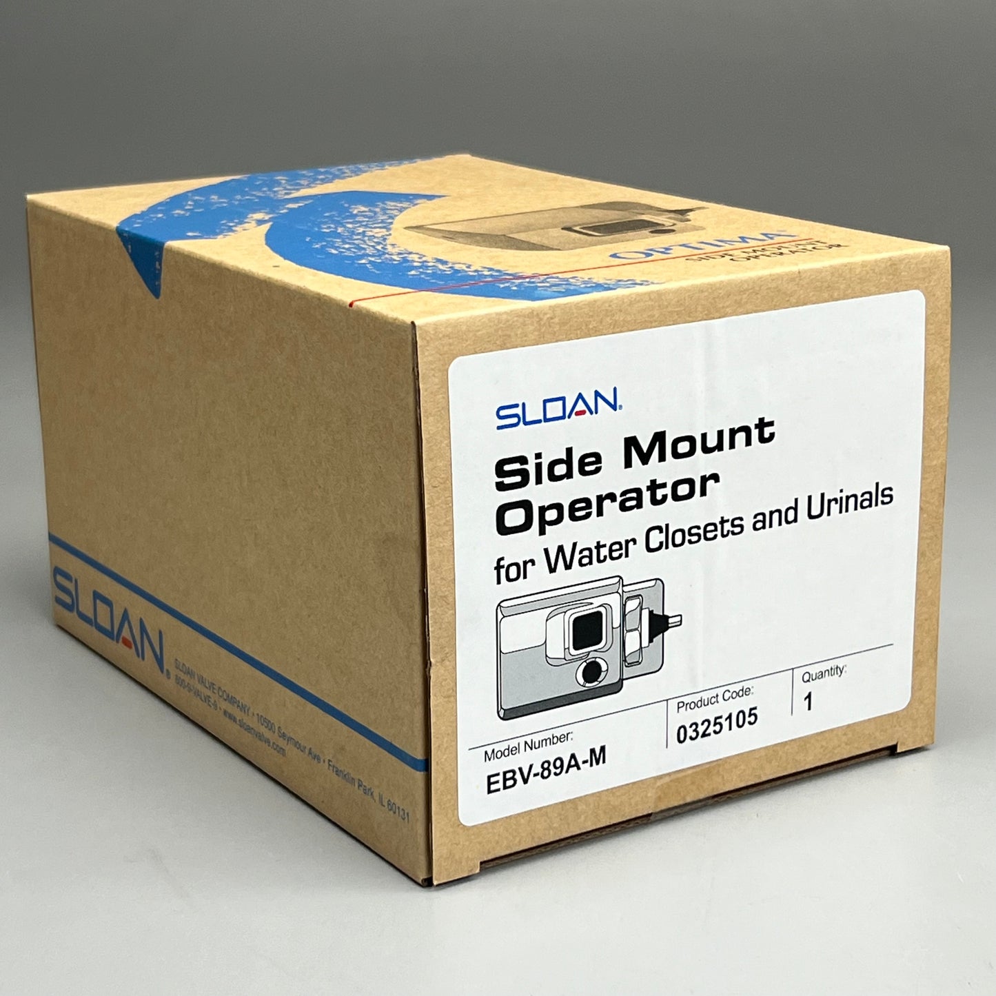 SLOAN Side Mount Flushometer Operator EBV-89A-M