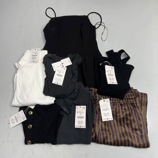 ZA@ ZARA Lot Of Assorted Clothing Tops, Pants & Dress Women's Sz S/M/L / Children's Sz 11-12 Multicolor