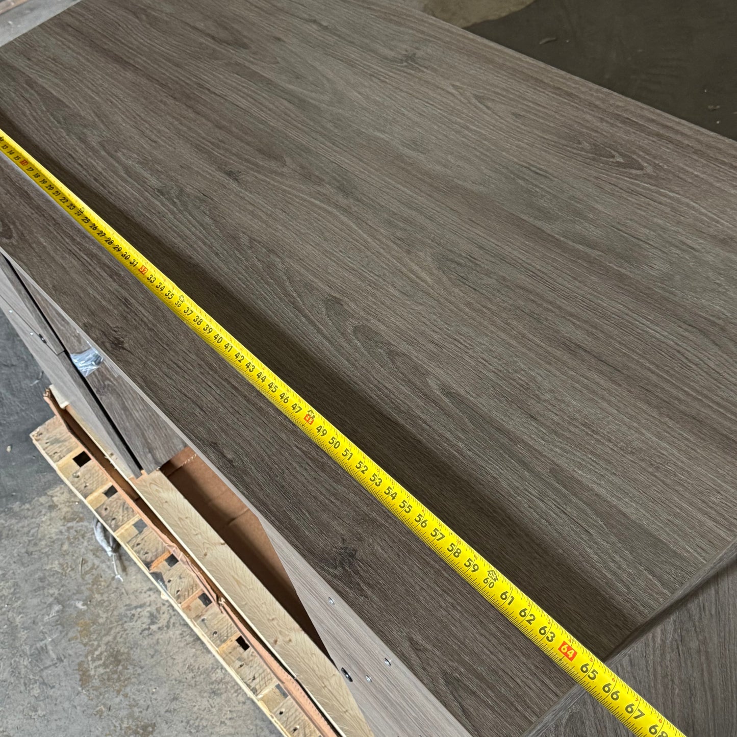 ZA@ Pallet of LORELL Double Pedestal Desk Sz 29.5"W x 65"L x 29"H - LLRPD3066DPGE (New)