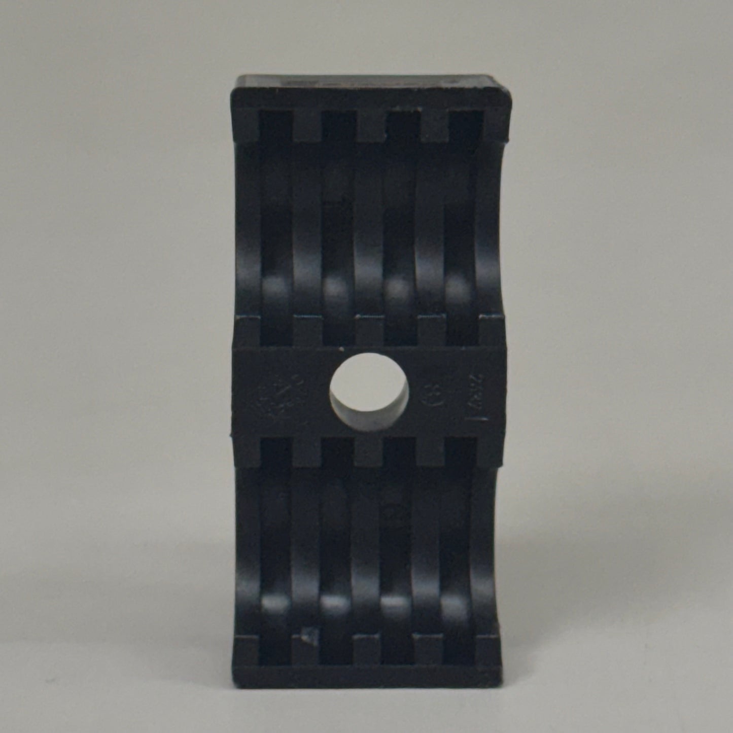 STAUFF (25 PACK) Clamp Body Sz 3D O19mm Twin Series Polypropylene 319/19-PP-BK