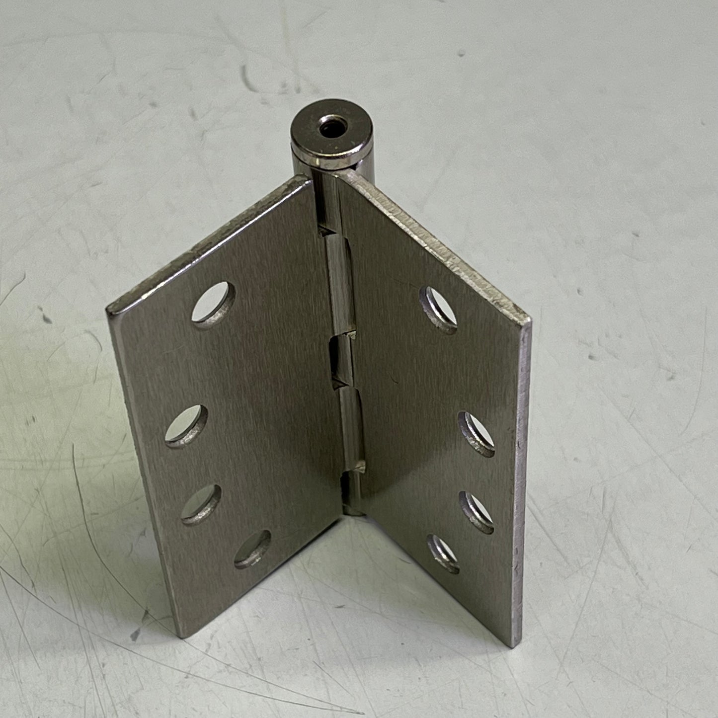 HAGER (3 PACK) Full Mortise Hinge W/ Hardware 4"x 4"  Satin Nickel 008496 US15