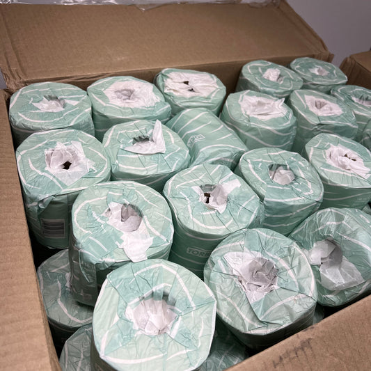 ZA@ TORK (96 ROLLS) Toilet Paper Roll  White TM 16 16S  (As-Is)