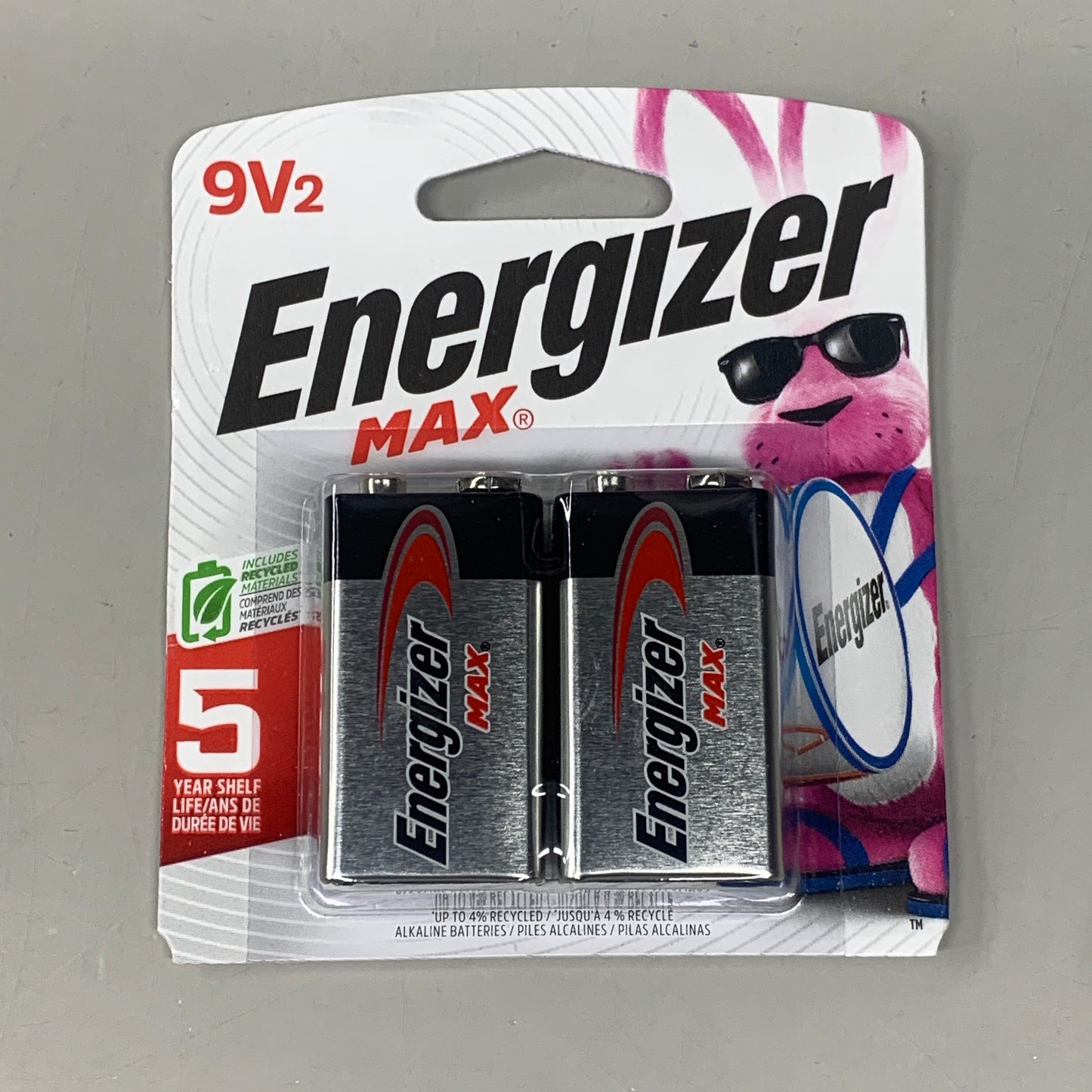 ENERGIZER MAX (3 PACK) Alkaline Battery 9 Volt General Purpose 2pk 522BP-2