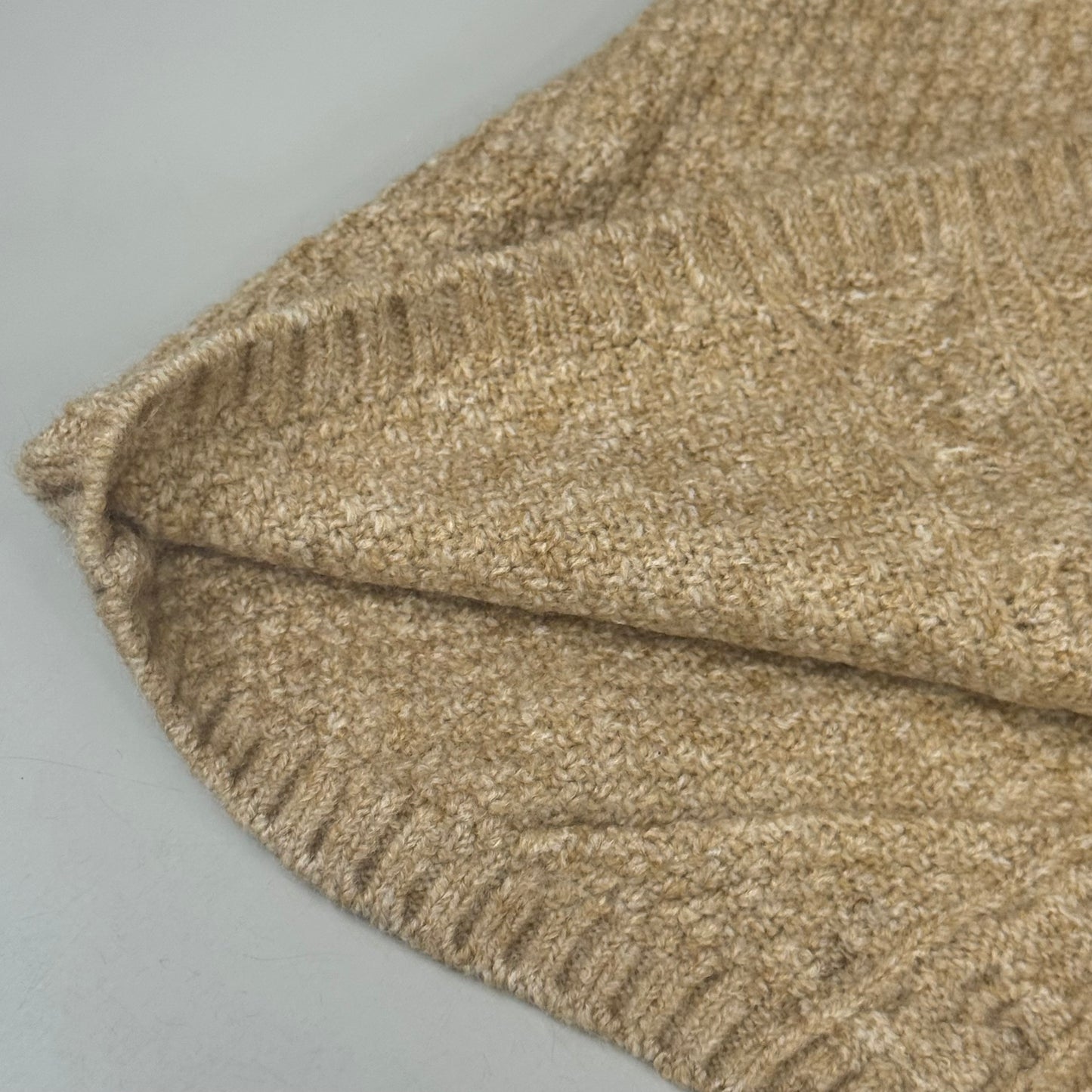 VINCE CAMUTO Cable Knit Sweater Women's Sz-XL Latte Heather SC2895