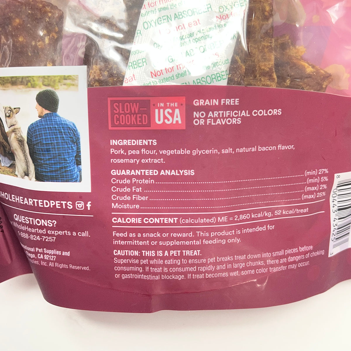 WHOLE HEARTED Culinary Cuts Jerky Treats Thick Cut Bacon Flavor 16 Oz BB 10/27