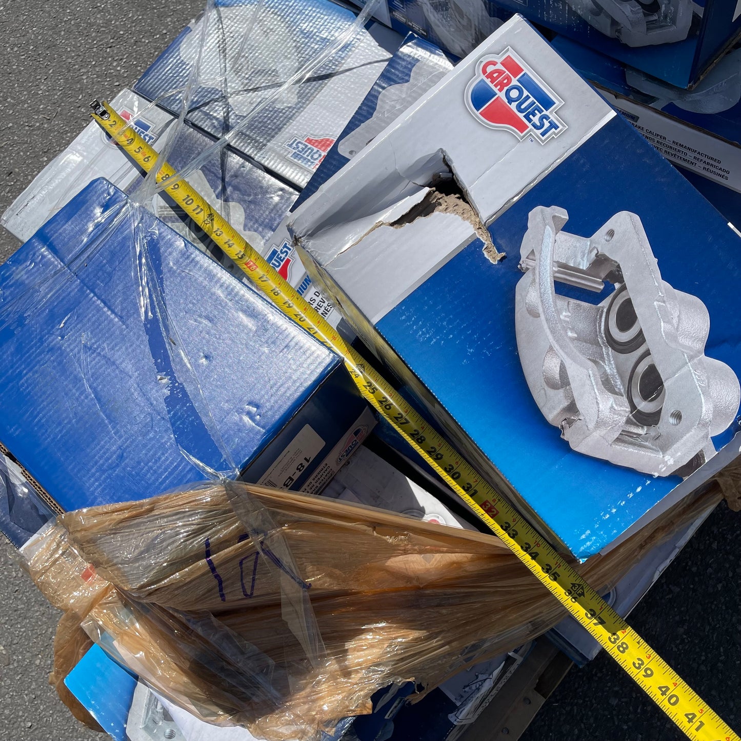 ZA@ Pallet of CAR QUEST (~18 Units) Premium Coated Brake Calipers (see images)