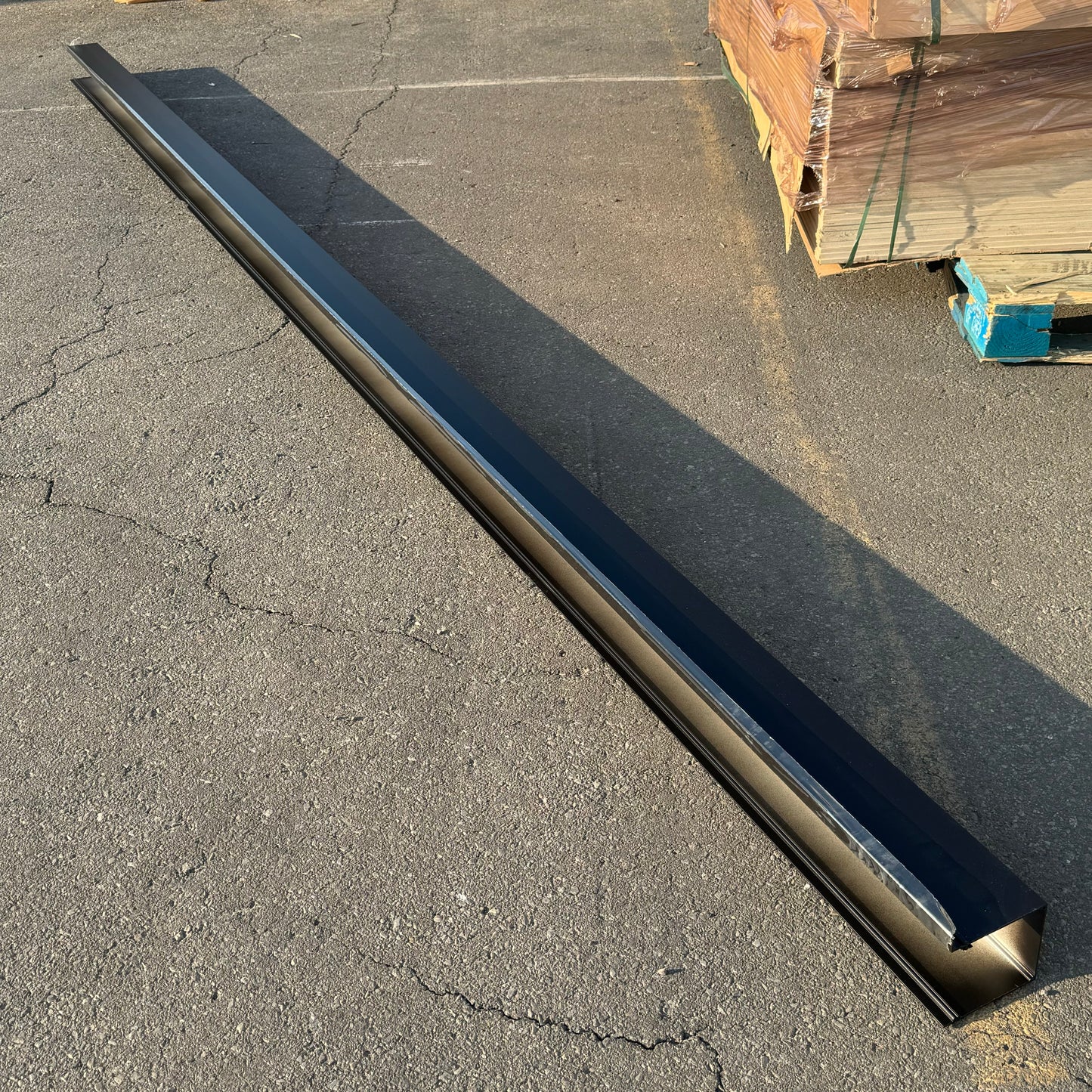 SPRINGS WINDOW FASHIONS Metal Support Bracket 16FT 5"x5" Black 05000-18