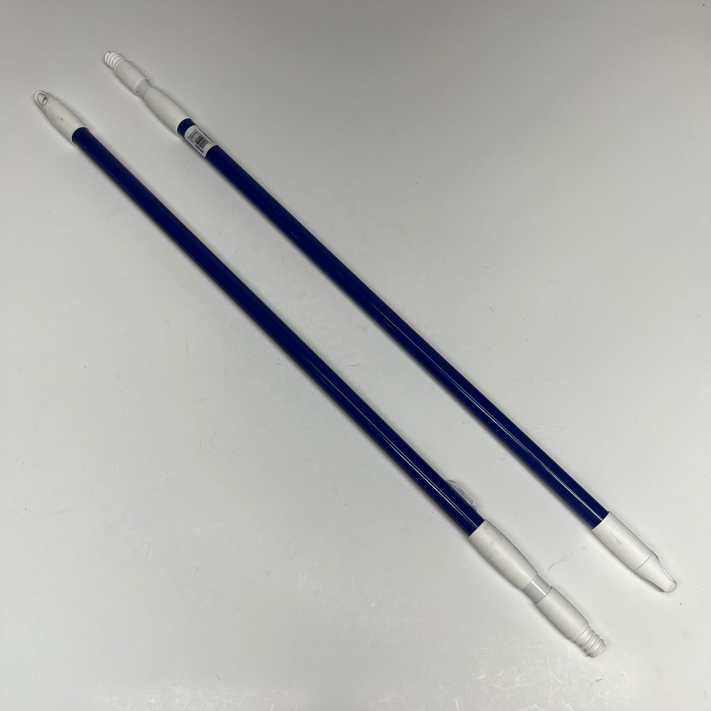 ZA@ CARLISLE (2 PACK) Metal Telescopic Handle for High Access Cleaning 34" Royal Blue 36545000