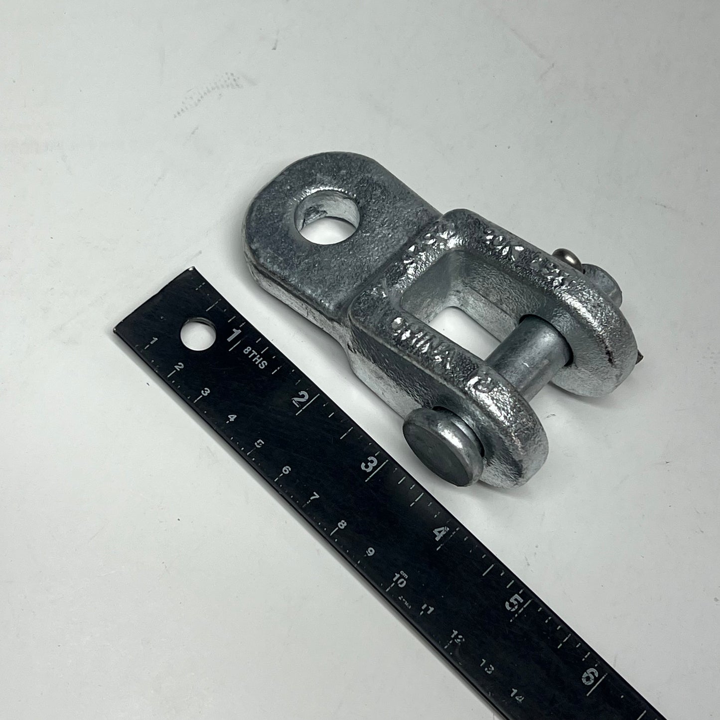 HUBBELL Clevis Eye Ductile Iron 20000 Lb Strength Rating Rotated 90-deg CE02504