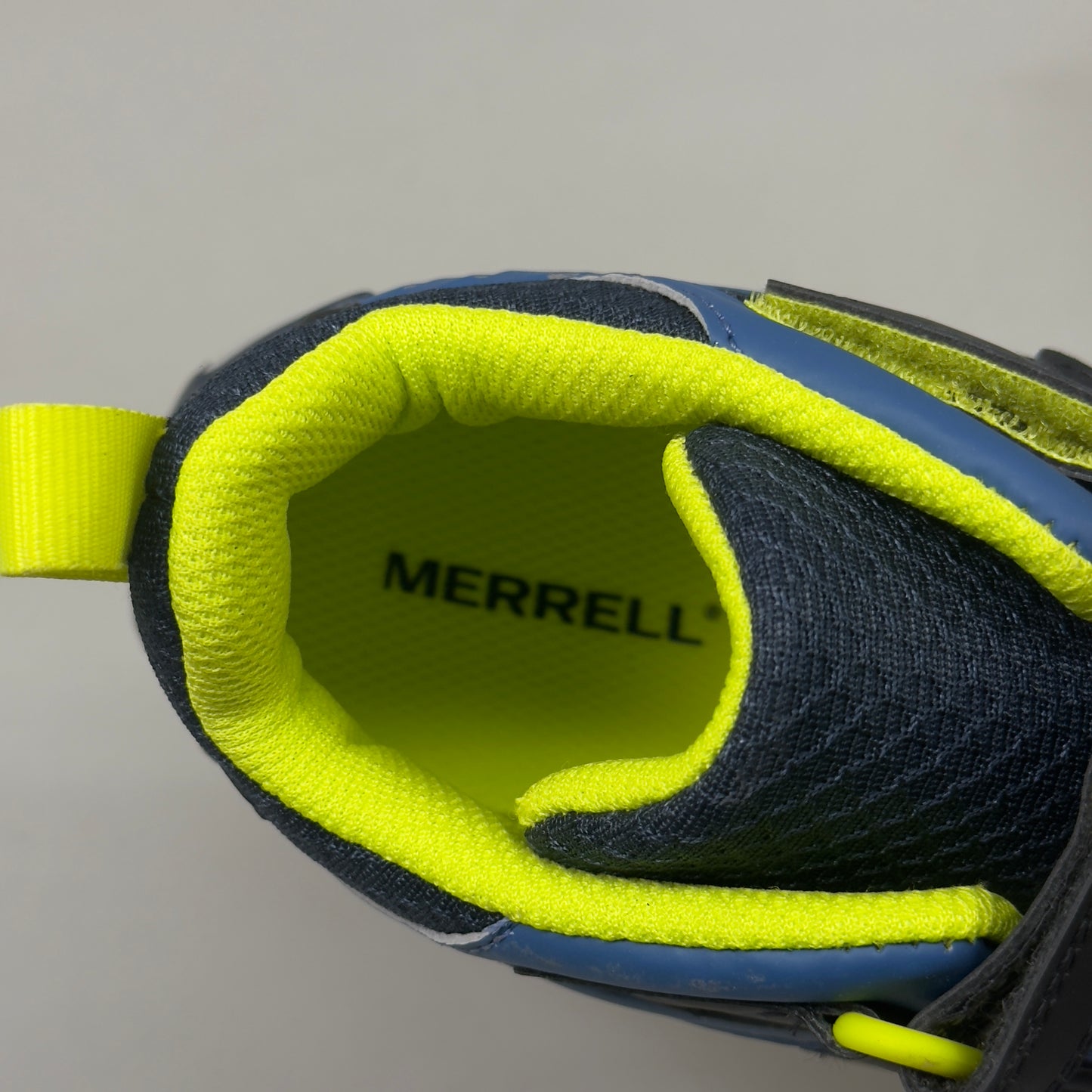 MERRELL Moab Speed Mid Waterproof Hiking Boots Kids Sz 06 M Navy