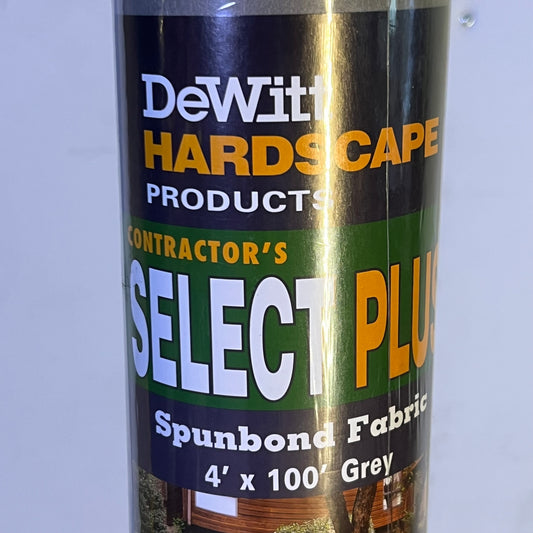 DEWITT Contractor Select Plus - Spunbond Landscape Fabric Sz 4' x 100' Grey CSP-4100GREY