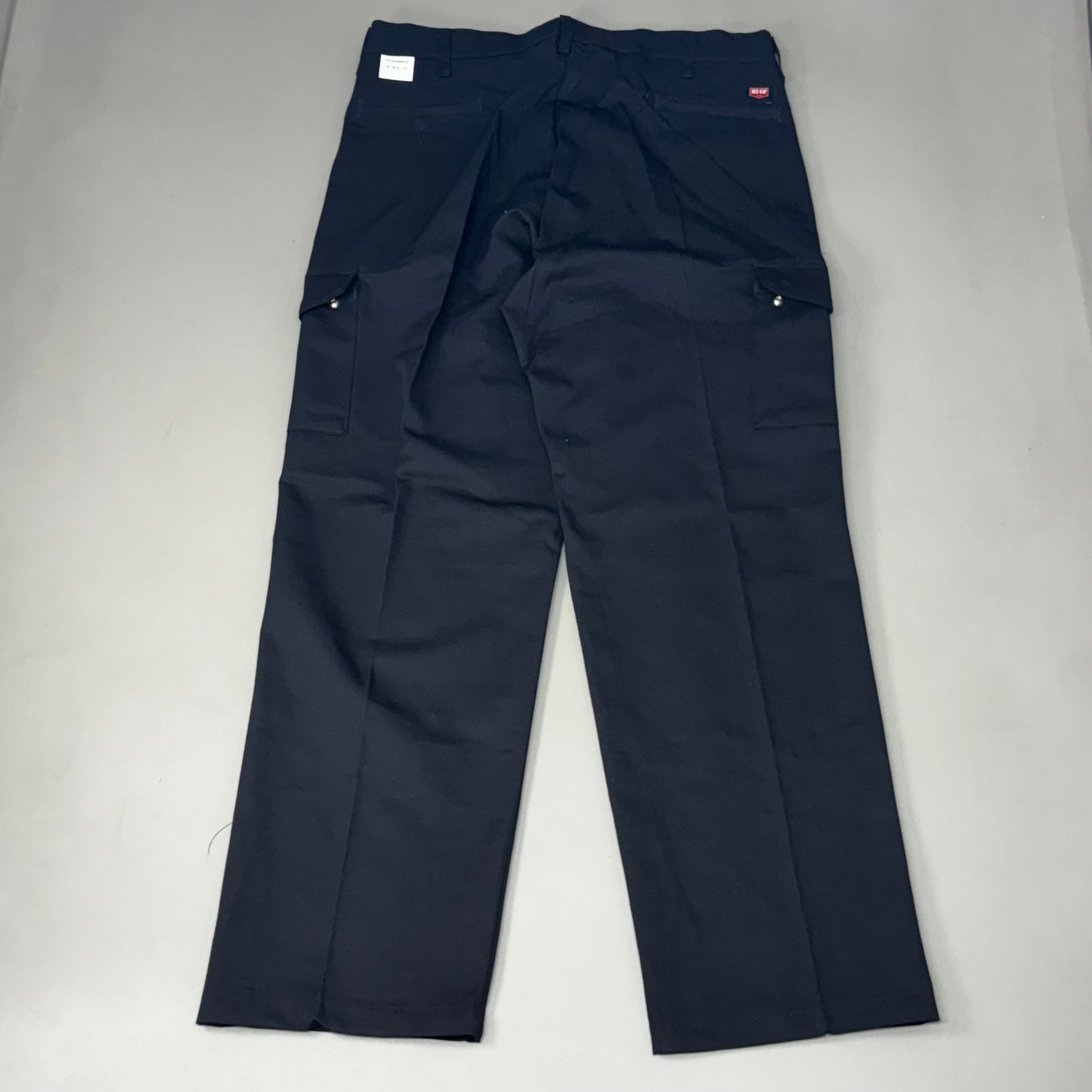 RED KAP Cargo Work Pant Button Closure Pockets Regular fit Men Sz38 Black PT88BK